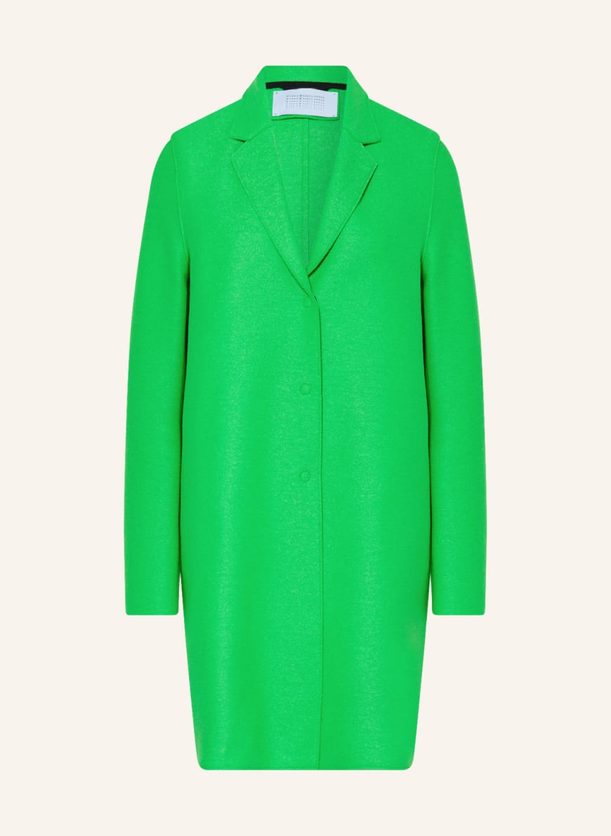 HARRIS WHARF LONDON Wool coat in green