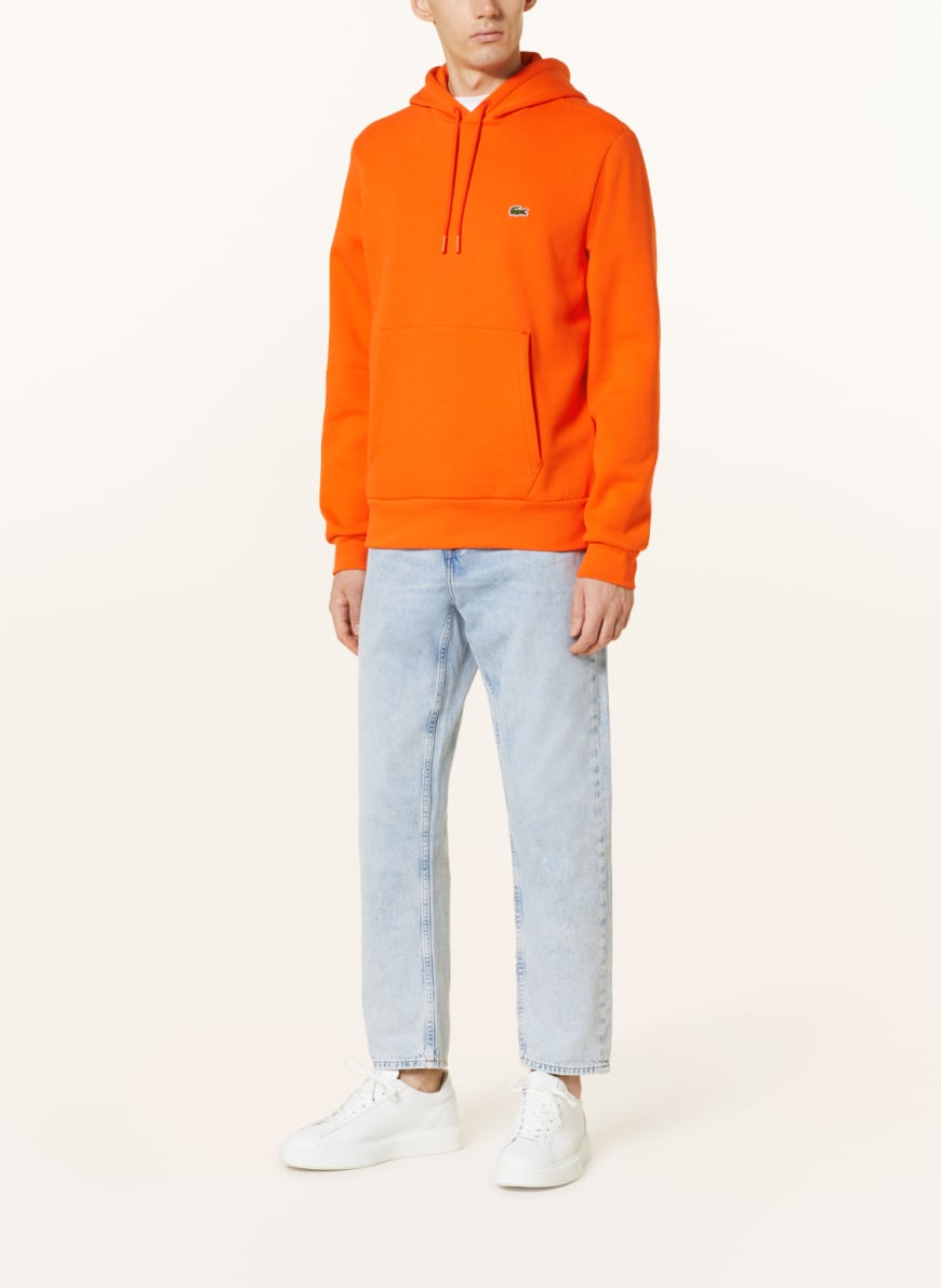 Lacoste top orange hoodie