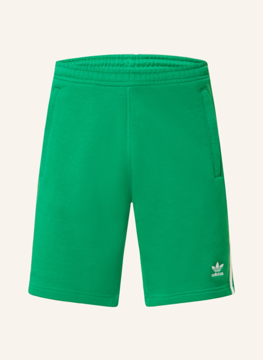 Adidas originals 3 2025 stripe jersey shorts green