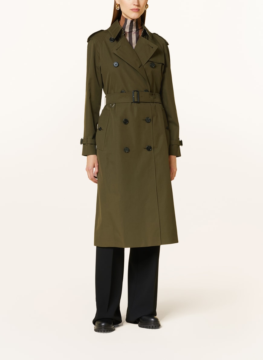 Burberry khaki 2025 trench coat
