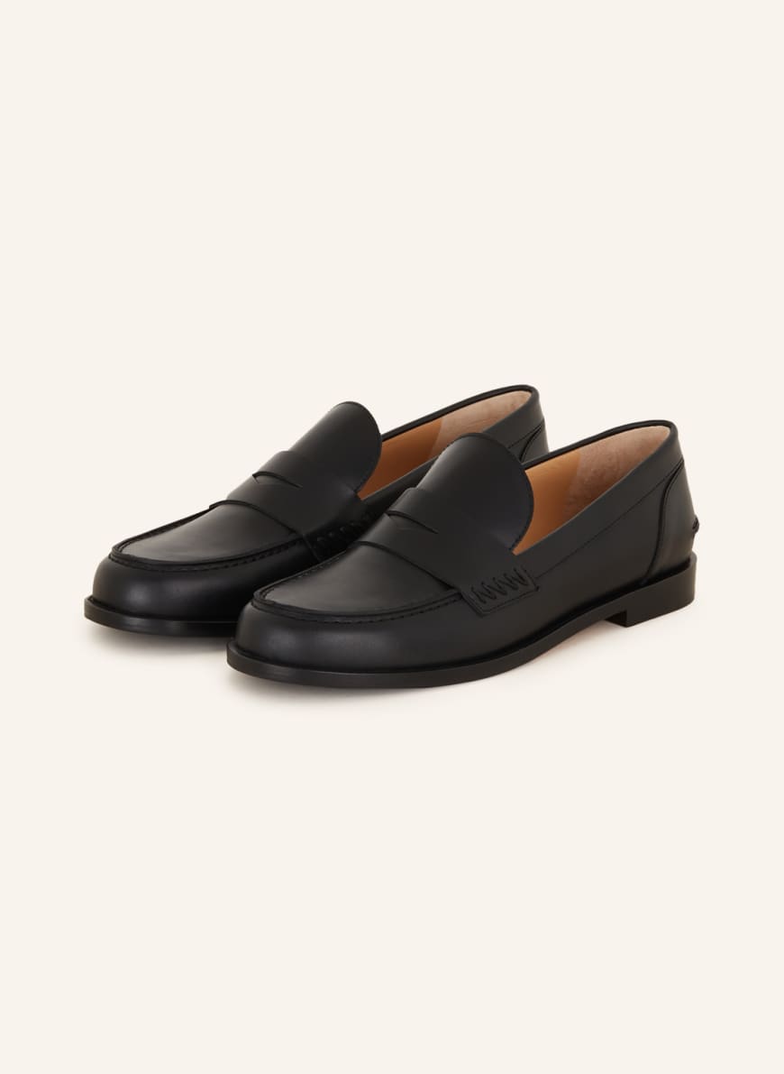 UNUTZER Penny Loafer in schwarz