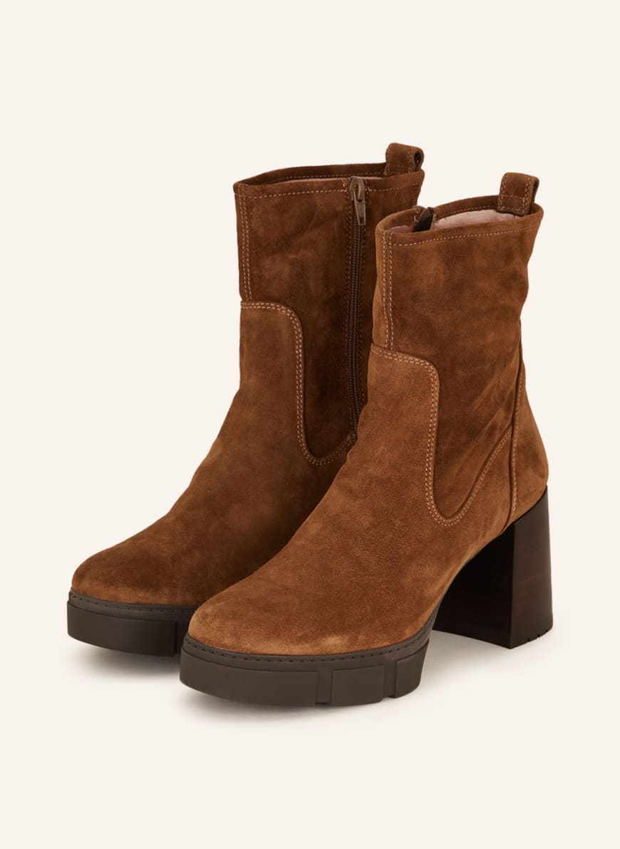 UNISA Ankle boots KINTON in cognac