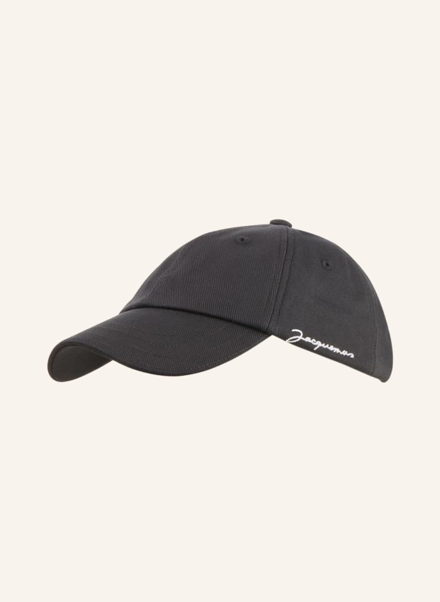 jacquemus キャップ JACQUEMUS Czapka z daszkiem LA CASQUETTE JACQUEMUS kolor czarny