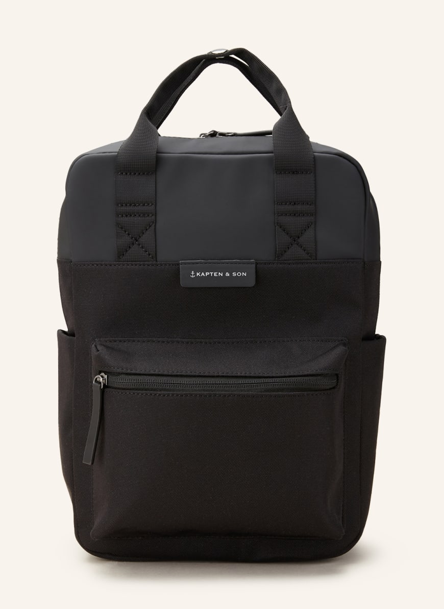 KAPTEN SON Backpack BERGEN SMALL 9 l in black