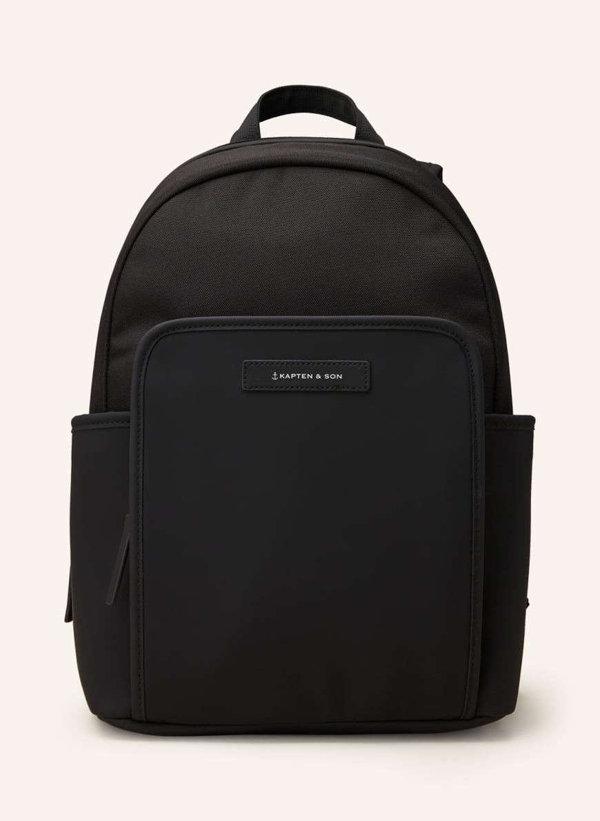 KAPTEN SON Rucksack AALBORG 12 l mit Laptop Fach in schwarz