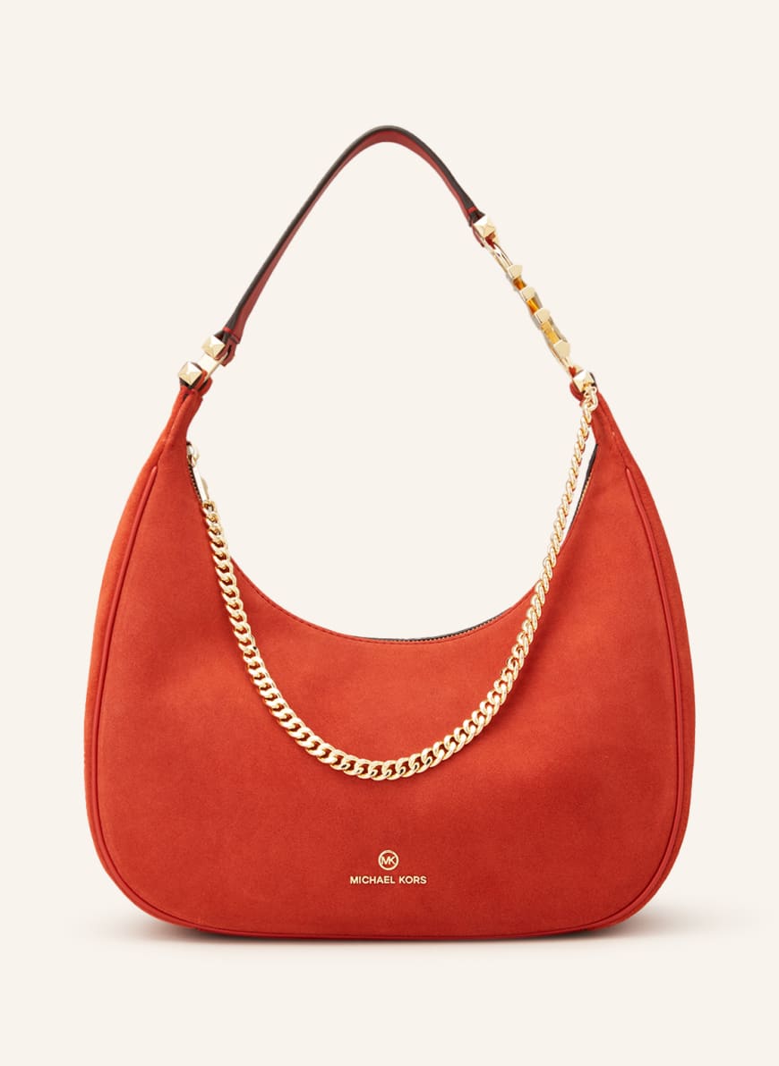 Michael kors red hobo bag hotsell