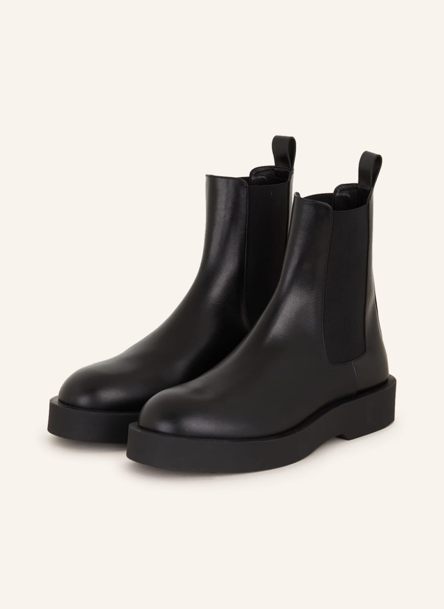 JIL SANDER Chelsea boots in black