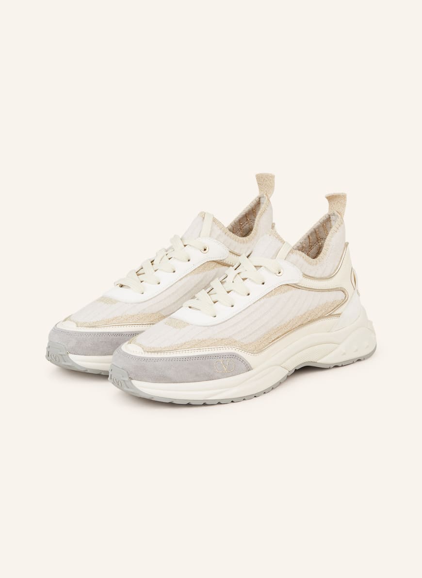 VALENTINO GARAVANI Sneaker READY GO RUNNER in ecru/ creme