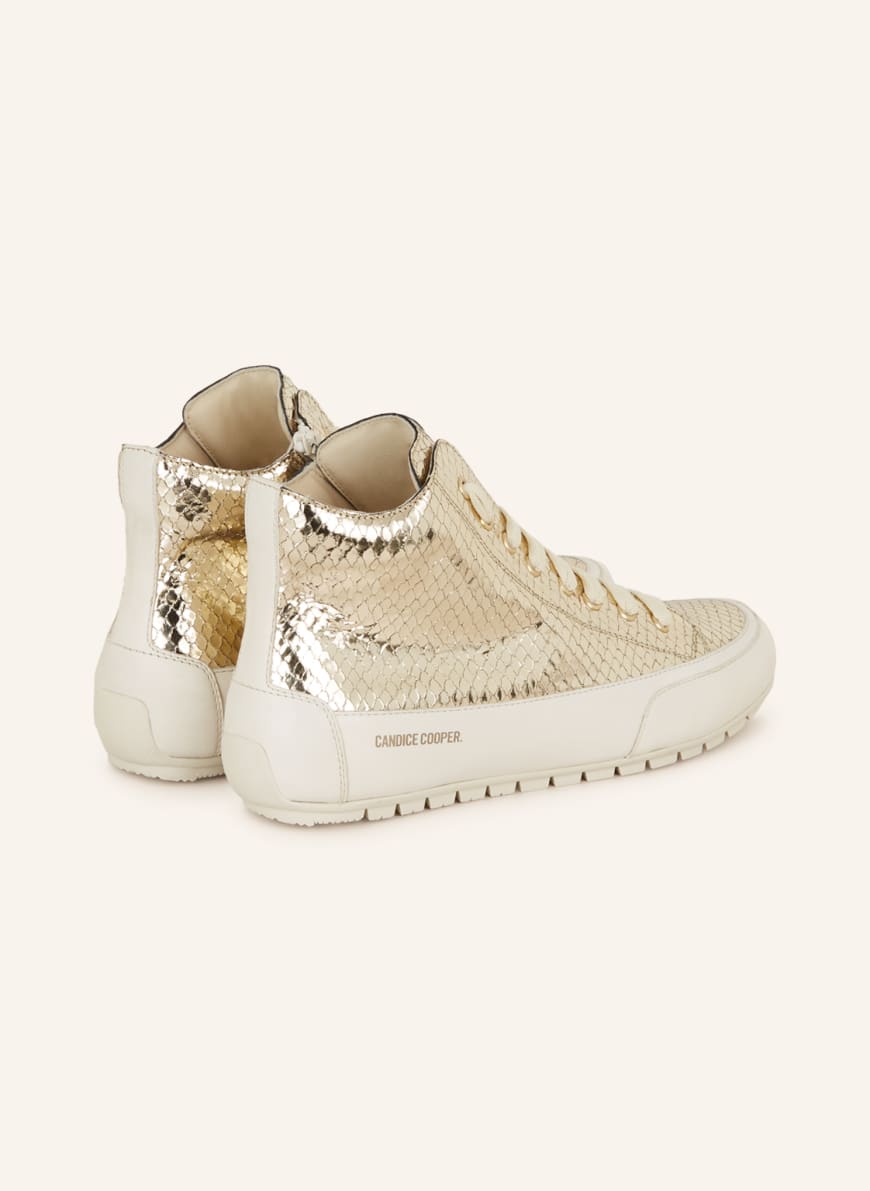 Candice Cooper Hightop Sneaker PLUS CHIC in gold