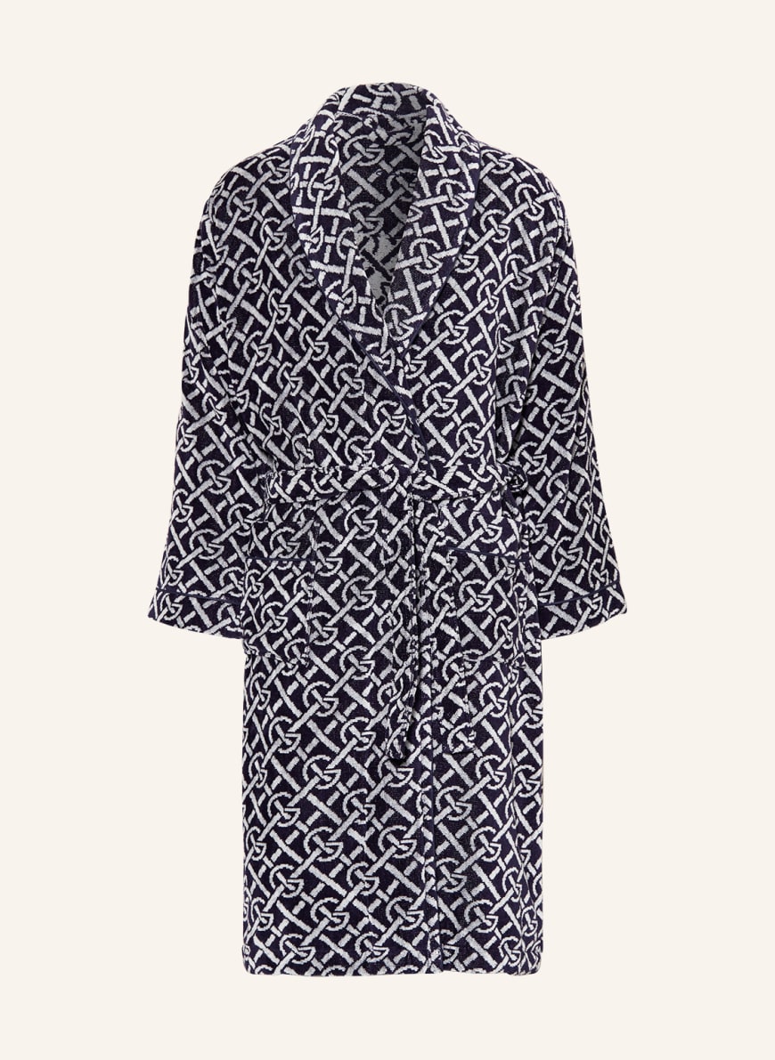 GANT HOME Unisex bathrobe in blue white