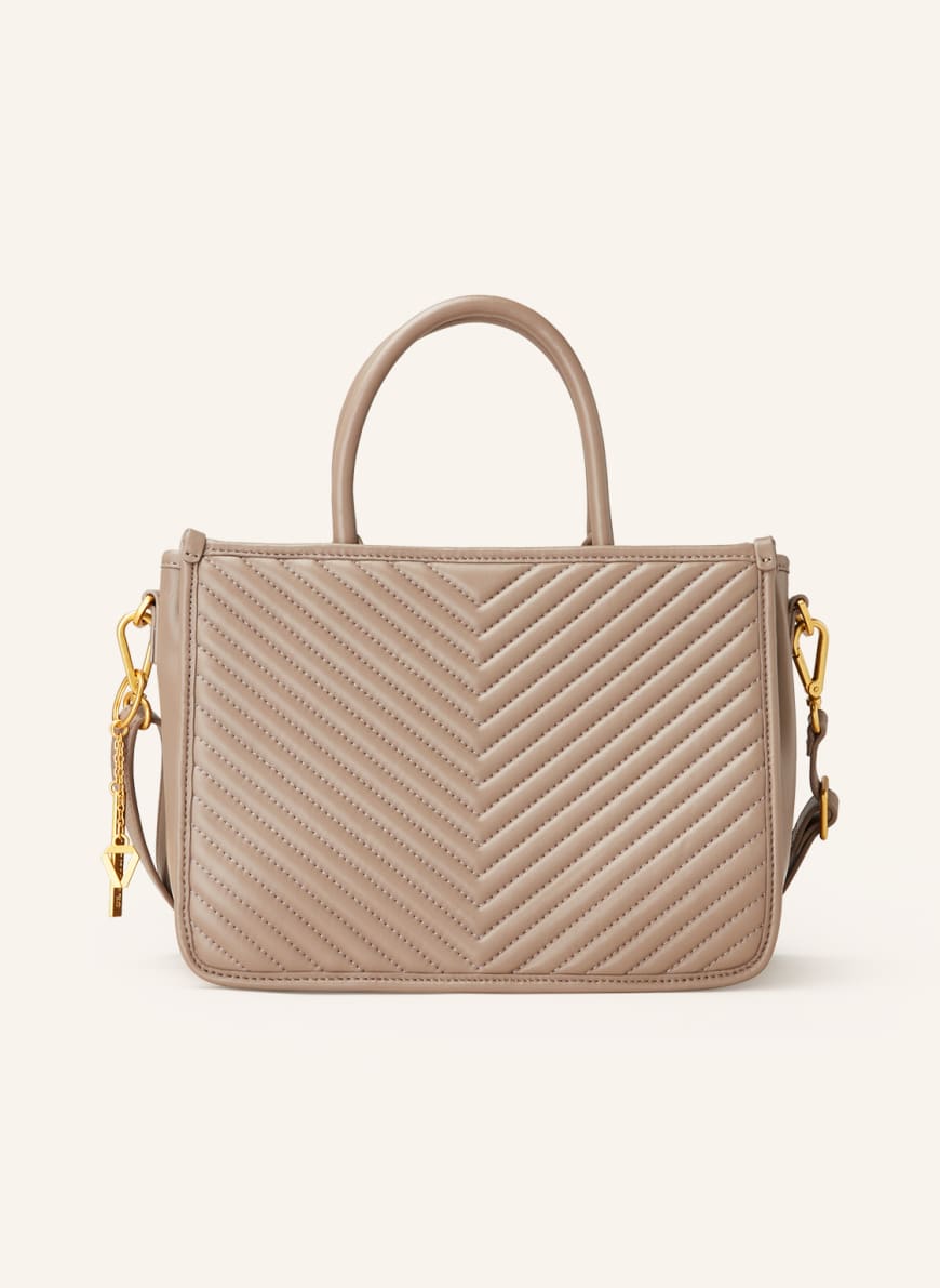 LES VISIONNAIRES Handbag LENA QUILTING in taupe
