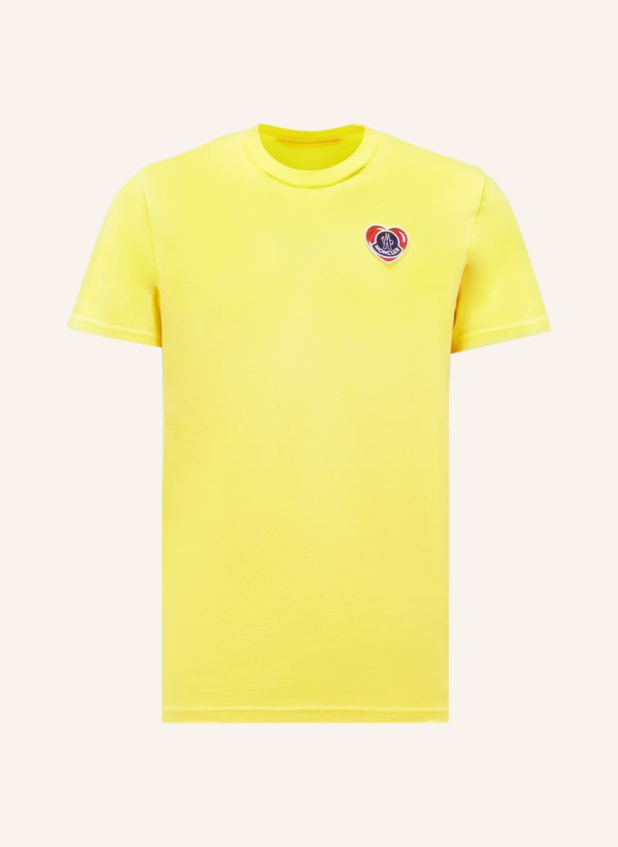 MONCLER イエロー Tシャツ TG.10A MONCLER T-shirt in yellow