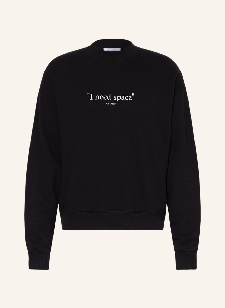 Off White Sweatshirt in black