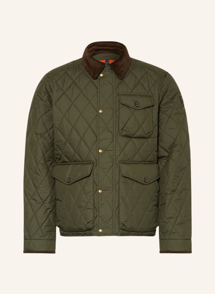 POLO RALPH LAUREN Quilted jacket in olive
