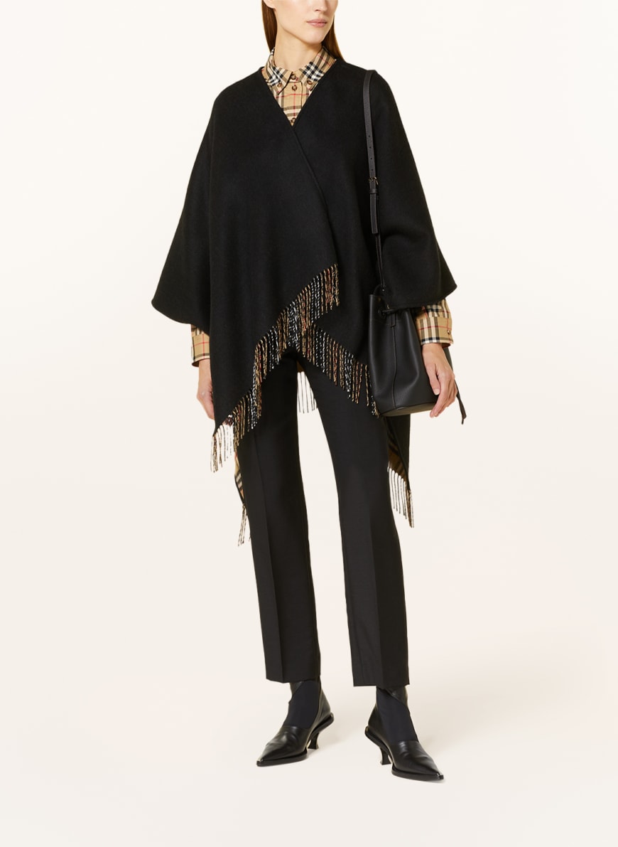 BURBERRY Cape in black