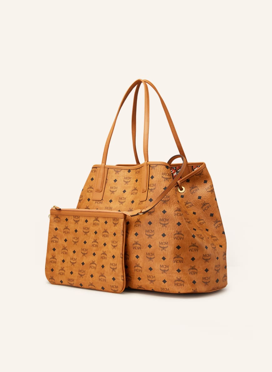 MCM Shopper LIZ VISETOS LARGE reversible in black