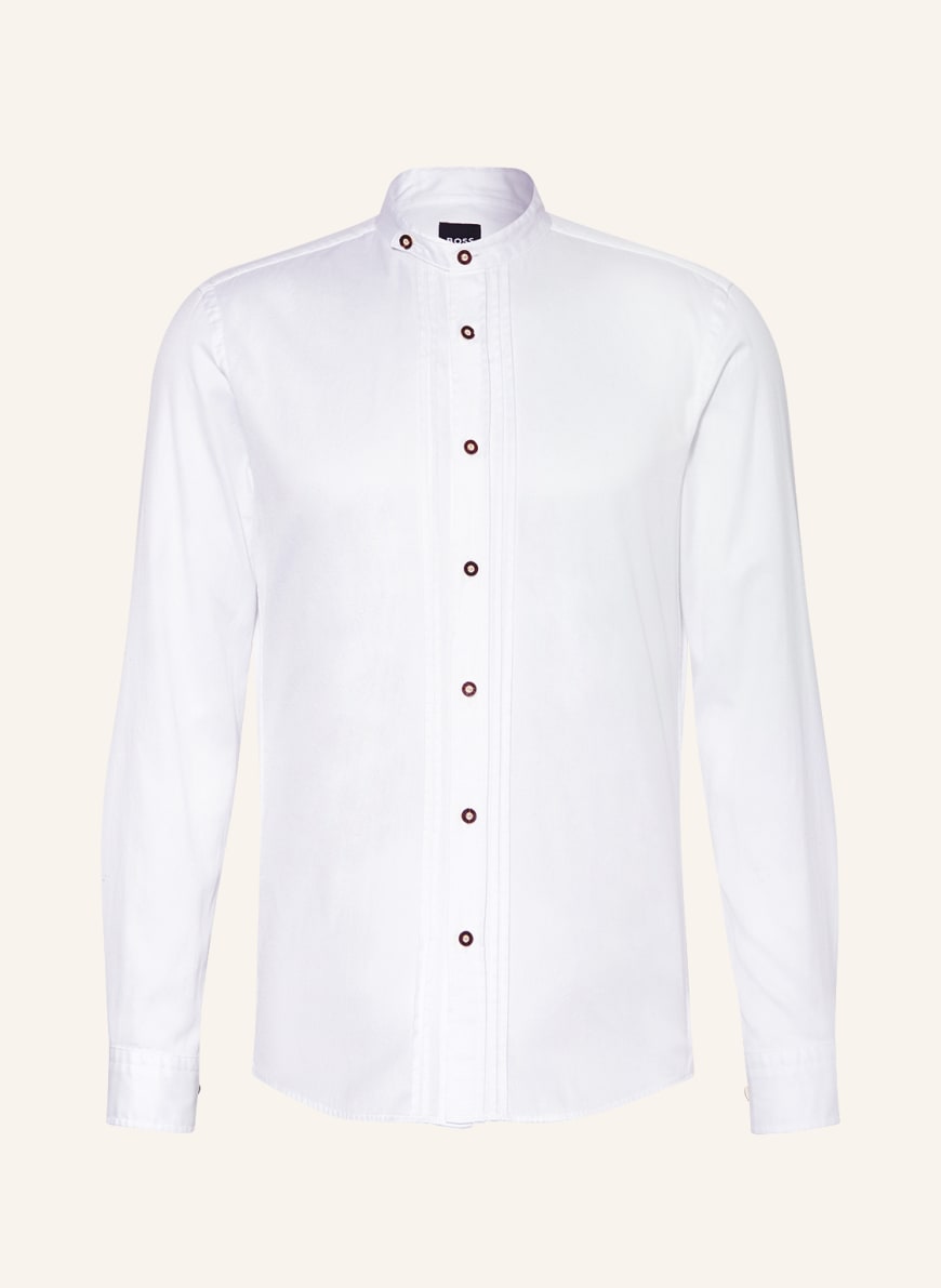 Slim Fit Chemise Col Mao Hugo Boss Button Chemises Hugo Boss