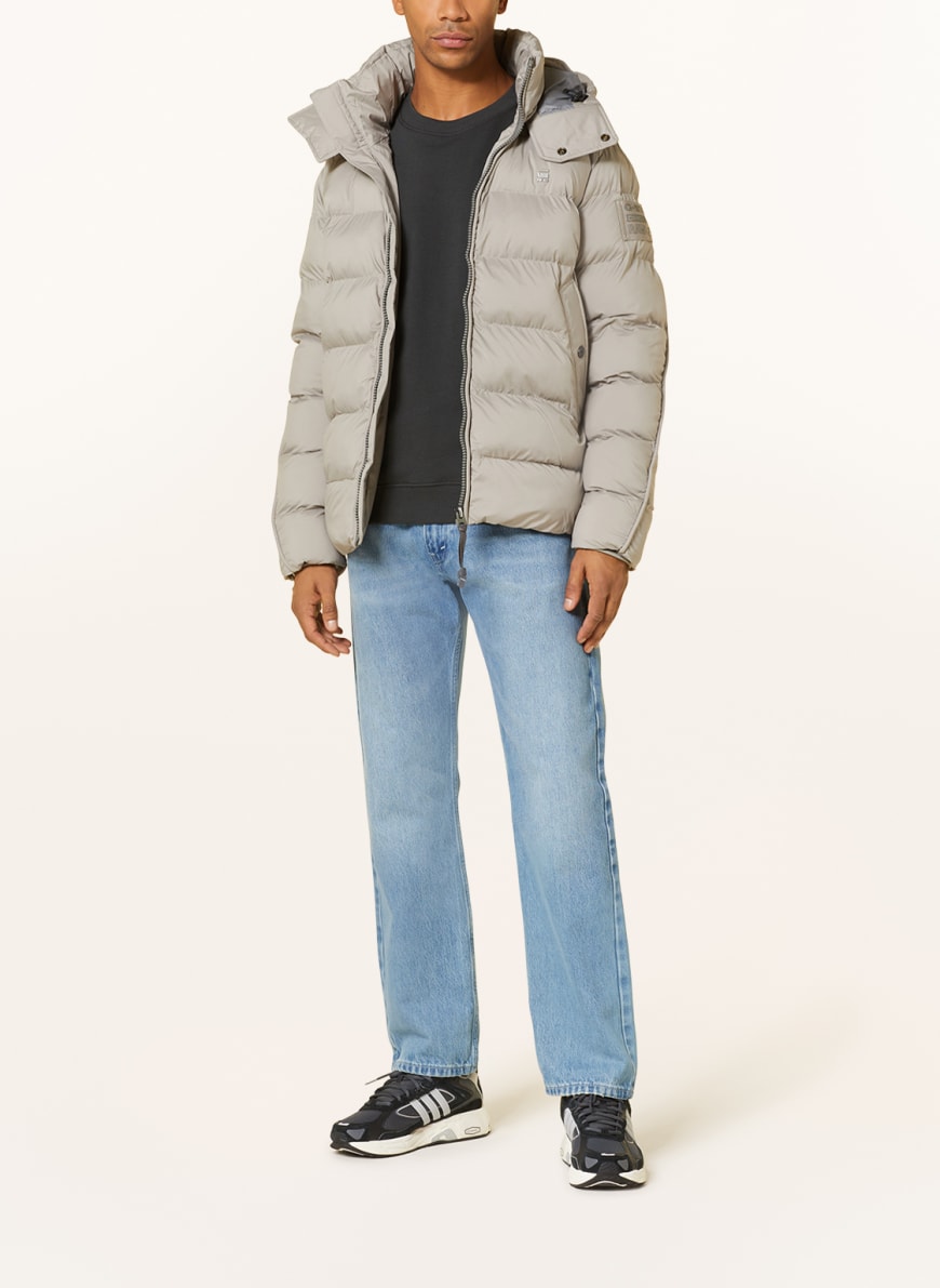 G Star RAW Quilted jacket G WHISTLER with detachable hood in beige