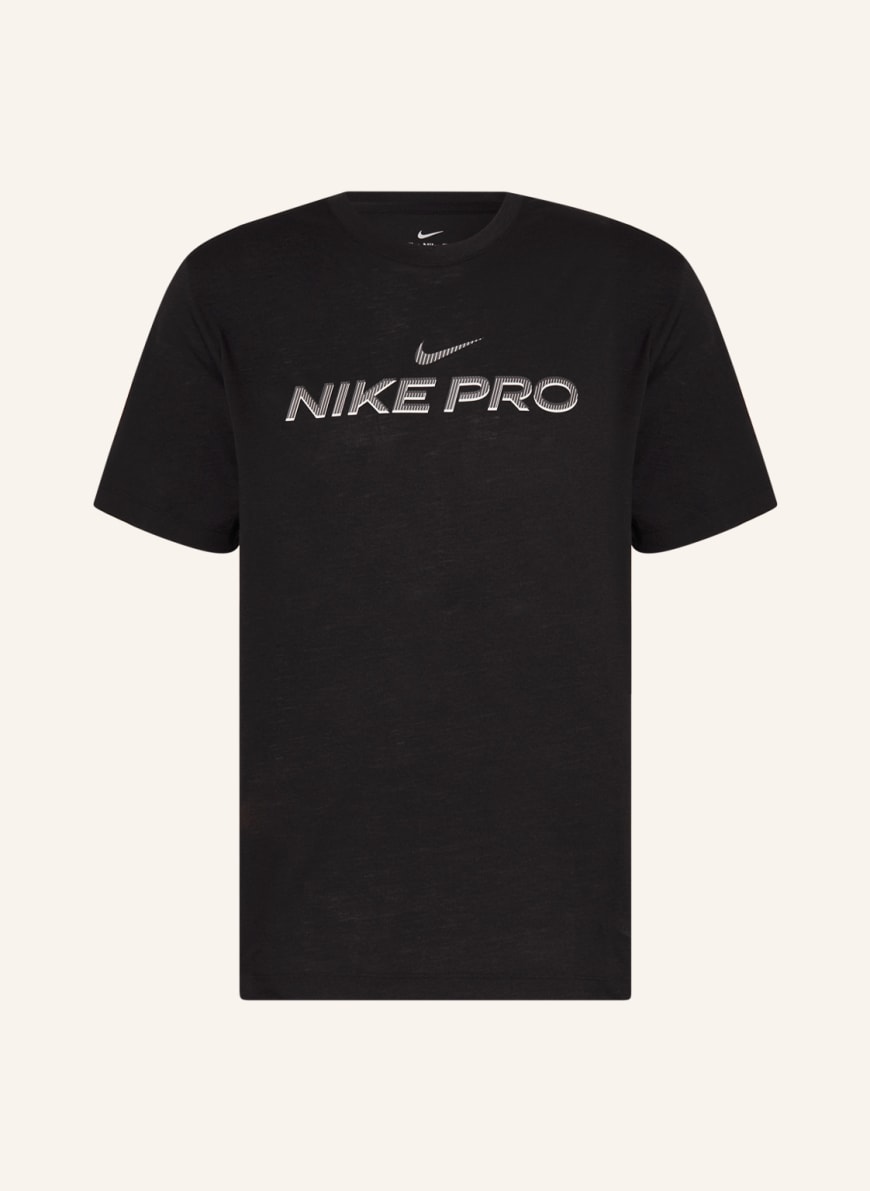 nike pro t shirt black