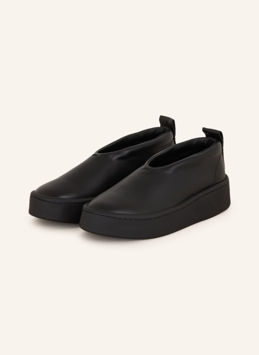 JIL SANDER Slip-on sneakers in black