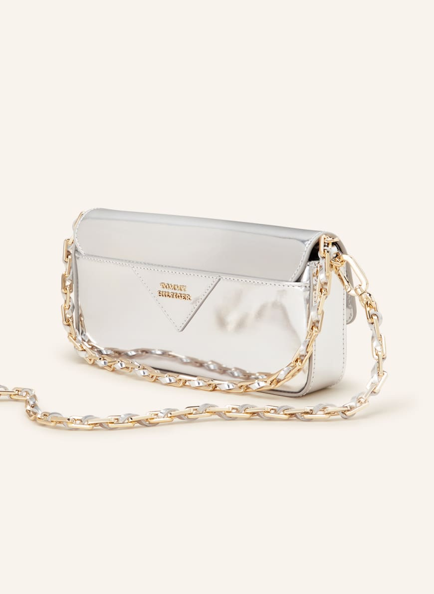 Tommy hilfiger silver bag clearance