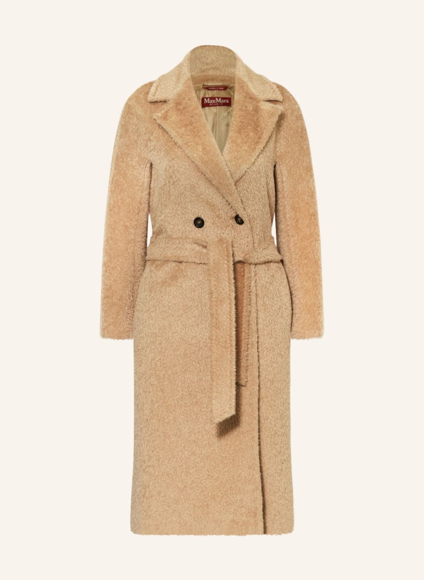 Max Mara STUDIO Coat DANILA with alpaca in camel