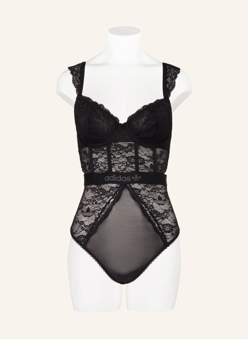 adidas Originals Underwired bodysuit in black
