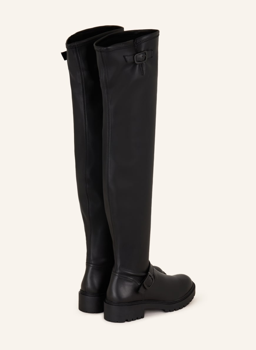 UNISA Over the knee boots GASOL in black