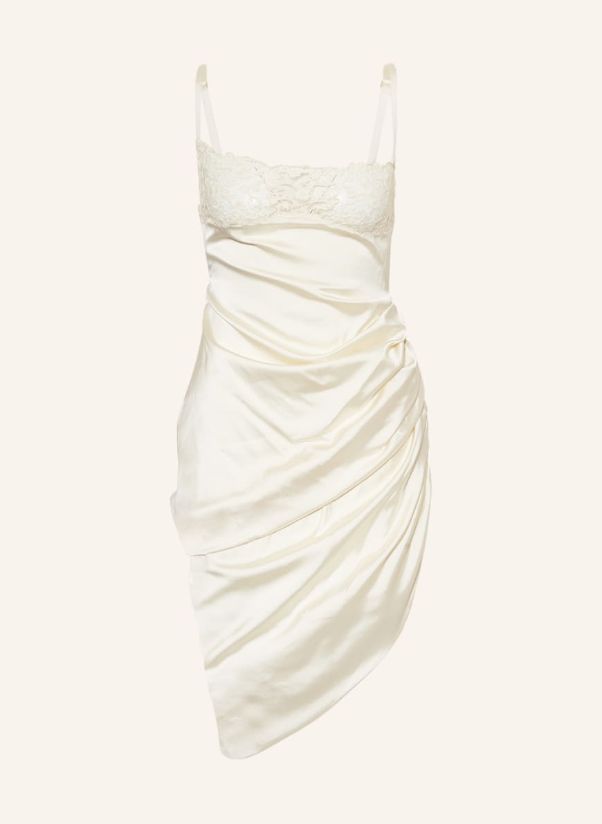 JACQUEMUS Cocktail dress LA SAUDADE BRODEE made of satin