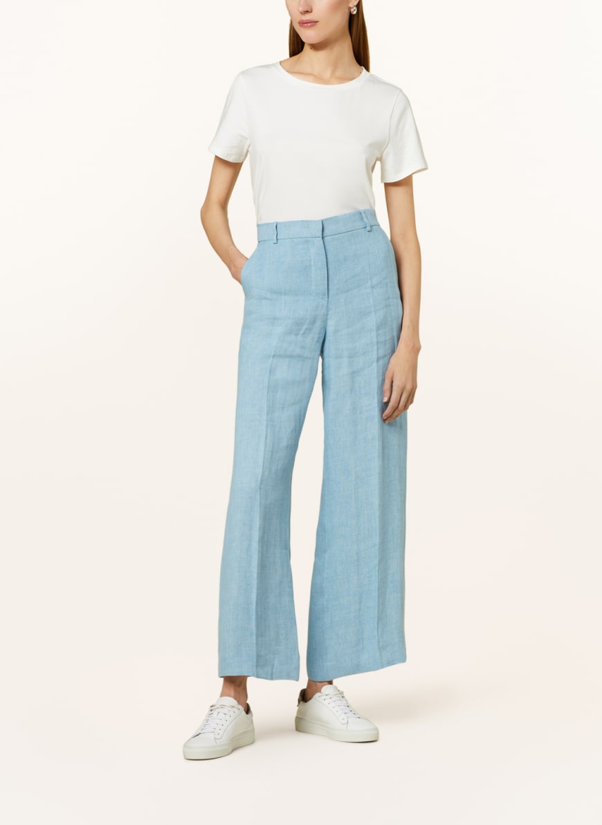 WEEKEND Max Mara Linen trousers MALIZIA in ecru WEEKEND Max Mara Linen trousers MALIZIA in ecru