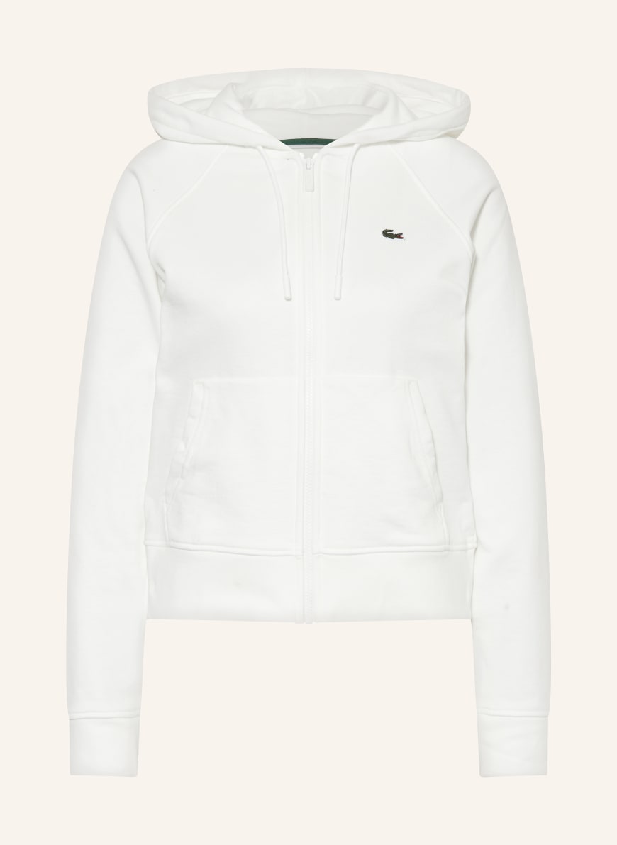 LACOSTE Sweatjacke: WEISS