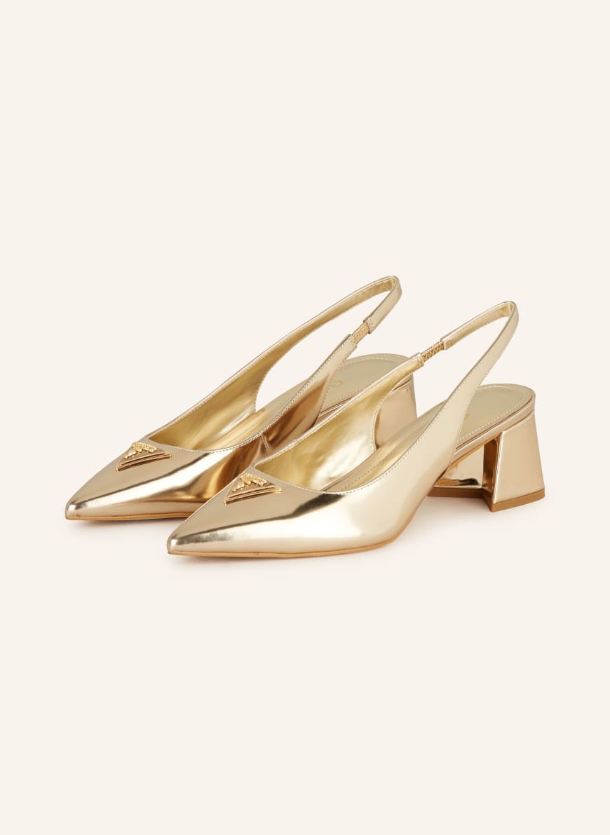 Slingback sales pumps guess
