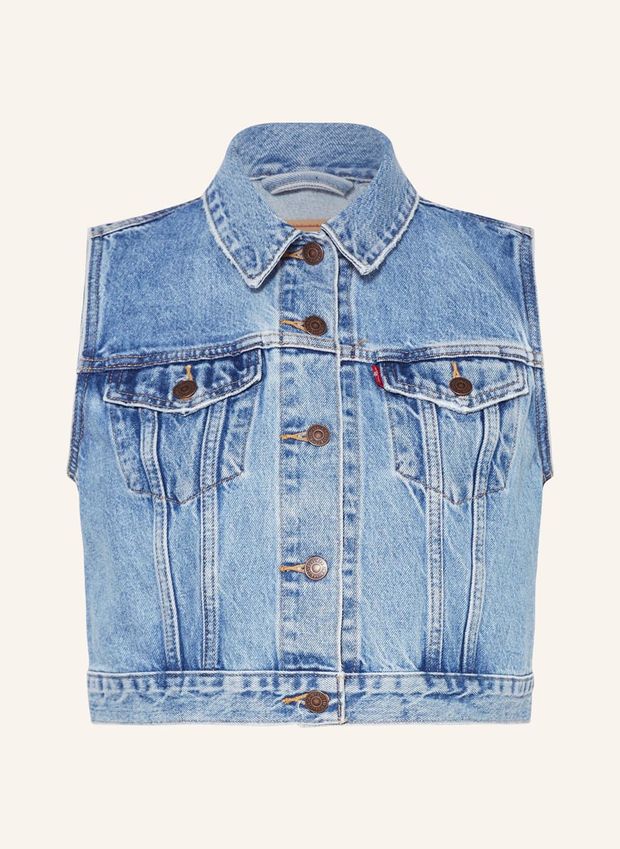 Levis denim vest womens hot sale