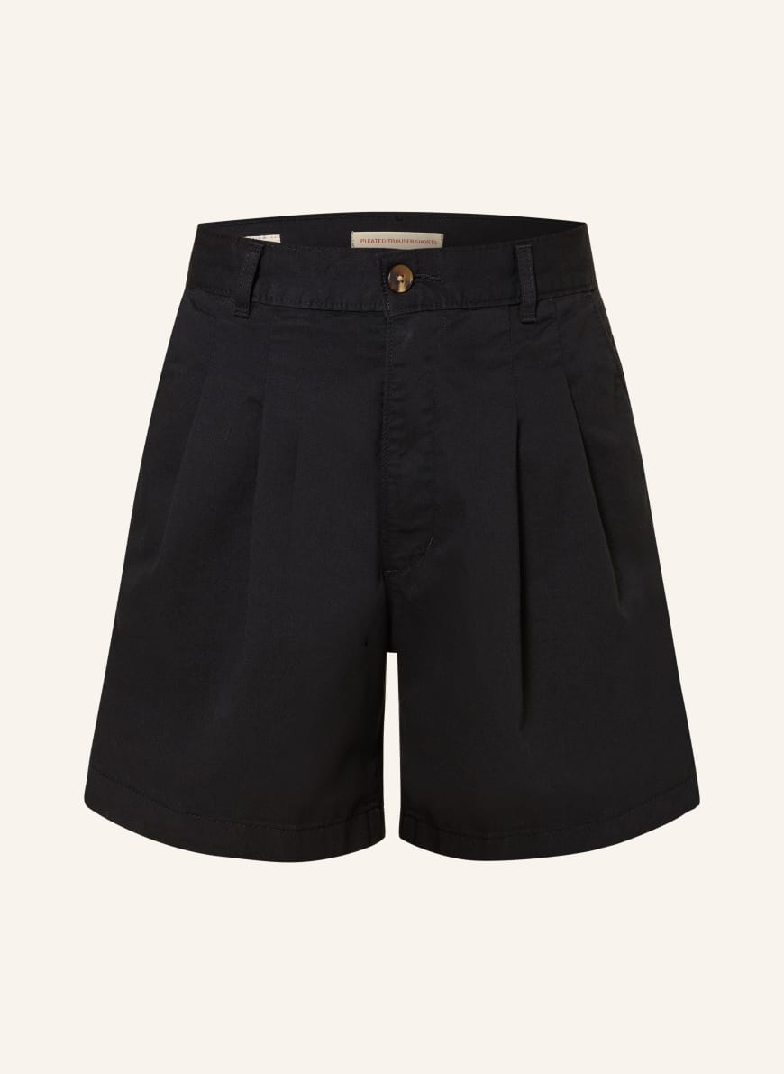 High waisted cotton shorts clearance