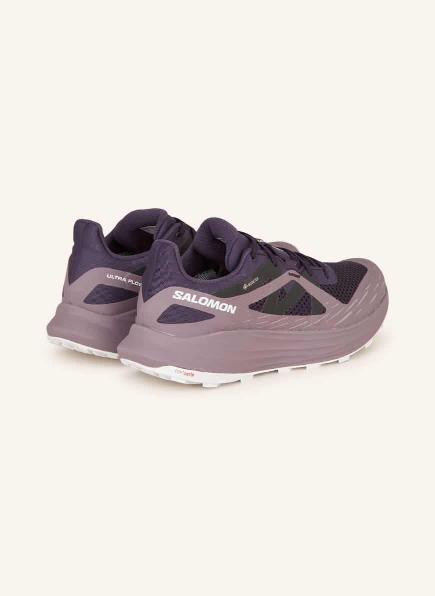 SALOMON Trail running shoes ULTRA FLOW GTX in purple black