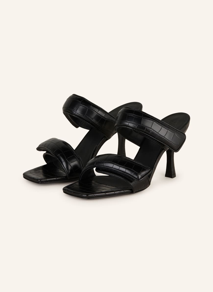 GIA BORGHINI Mules PERNI 03 in black
