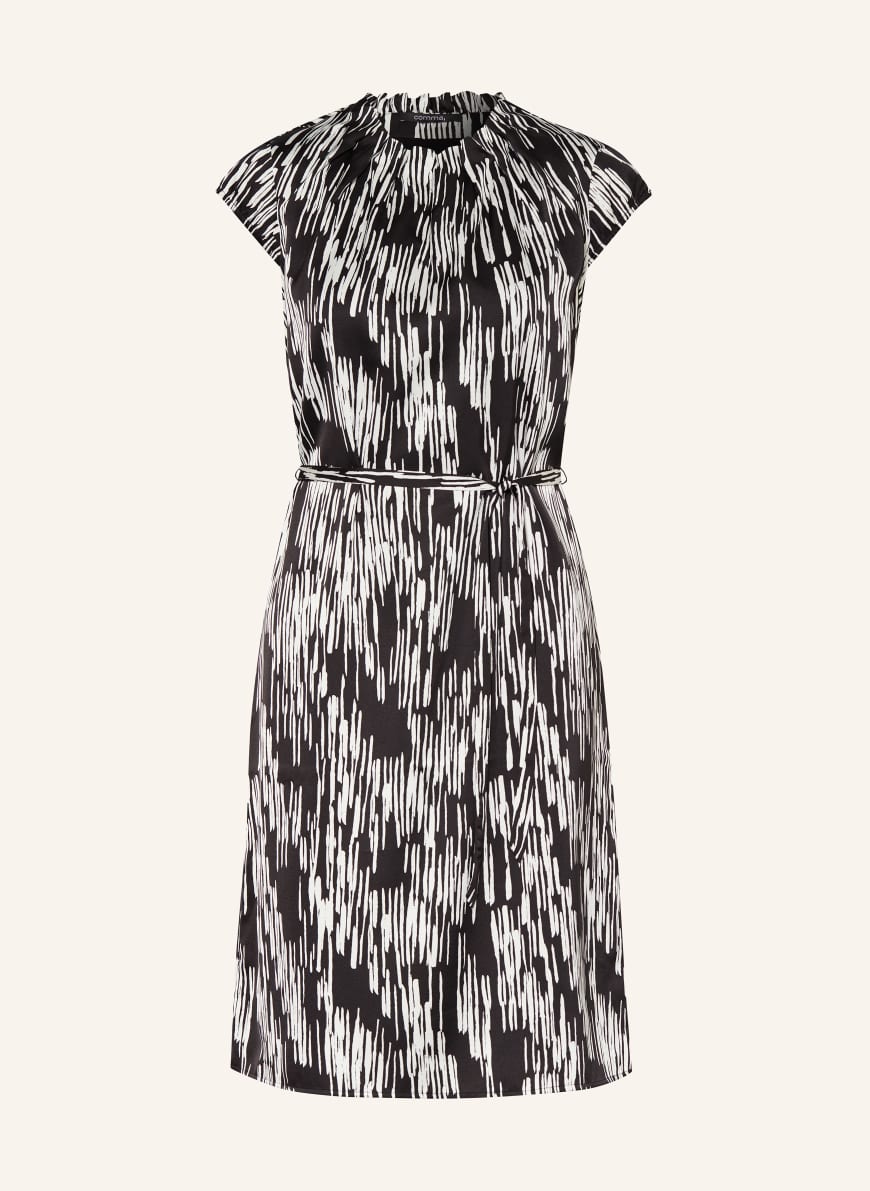 Kleid comma schwarz weiß