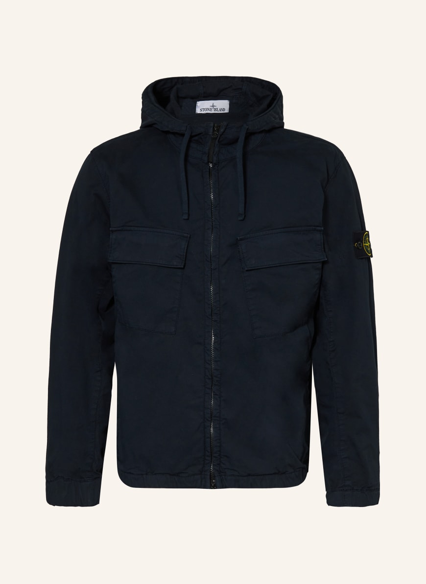 Hooded overshirt stone island hotsell