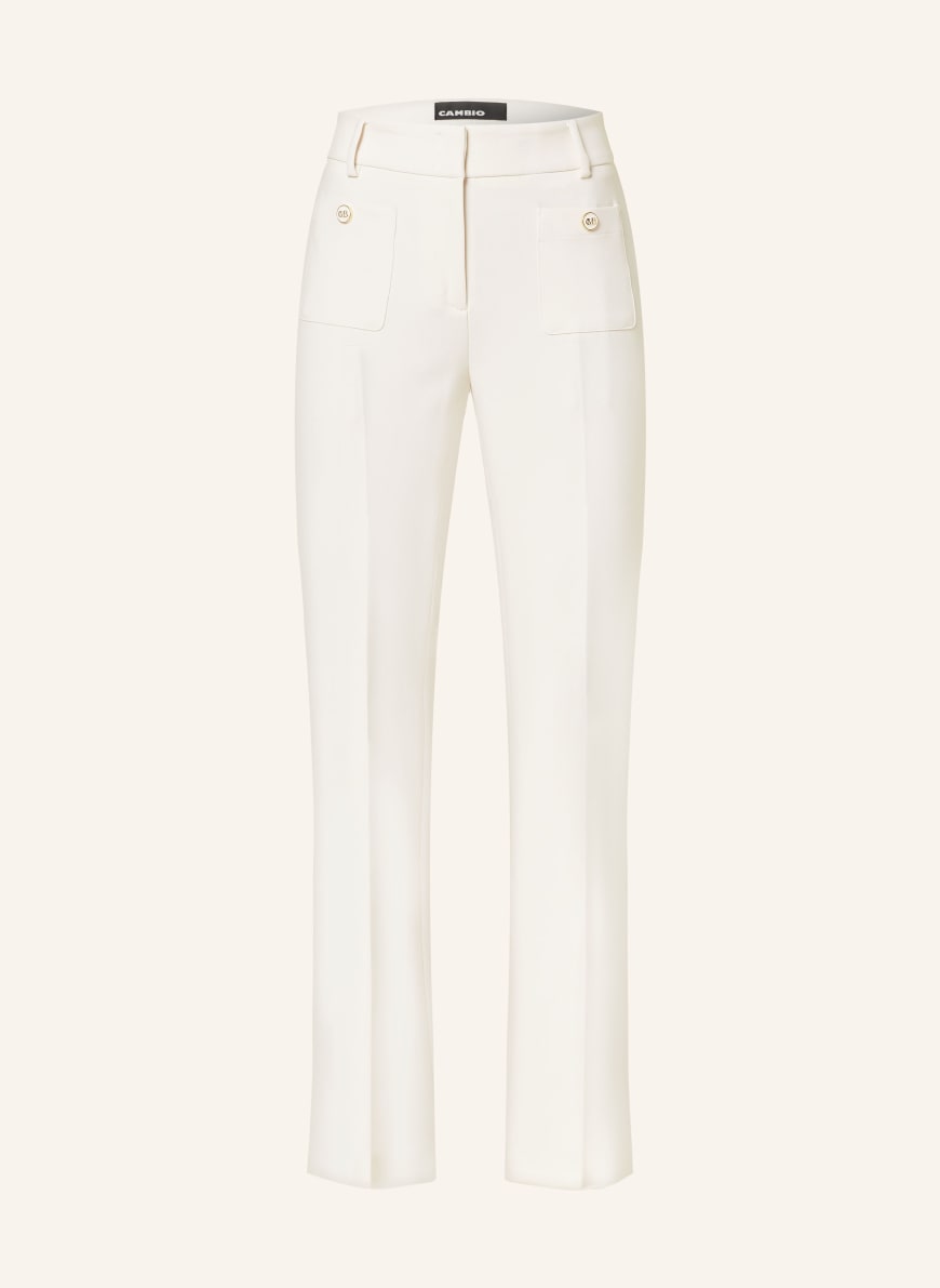 CAMBIO Bootcut Hose FAWN in 040 elegant pearl