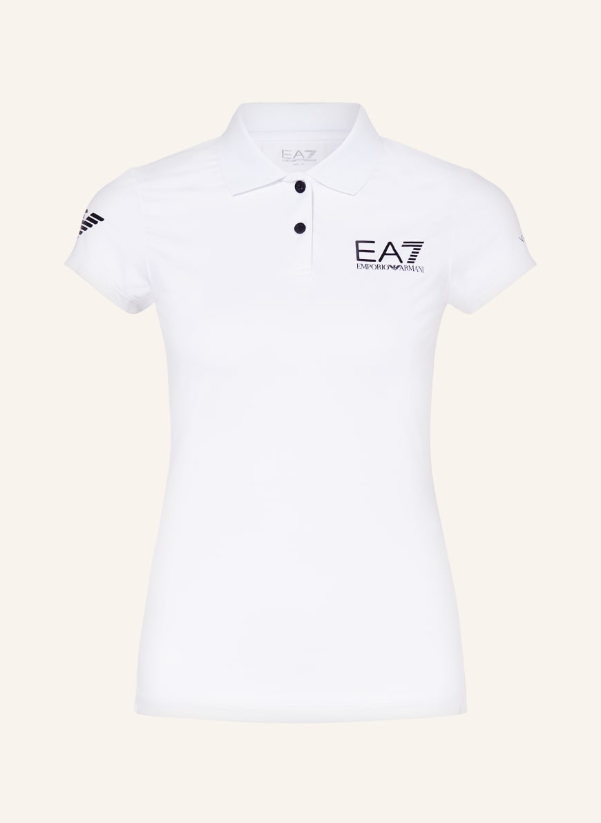 EA7 EMPORIO ARMANI Performance polo shirt in black