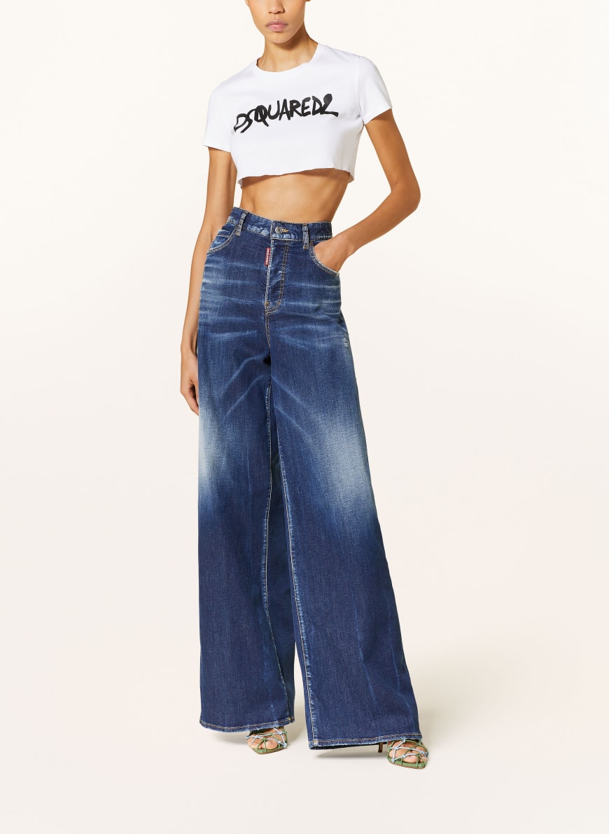 DSQUARED2 Boyfriend Jeans TRAVELLER in 470 navy blue