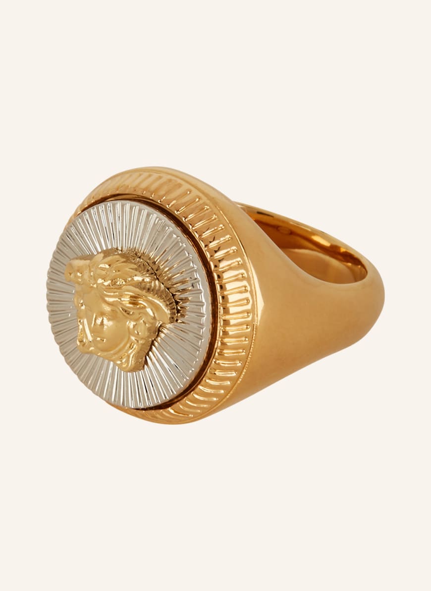 VERSACE Ring MEDUSA BIGGIE in gold/ silver