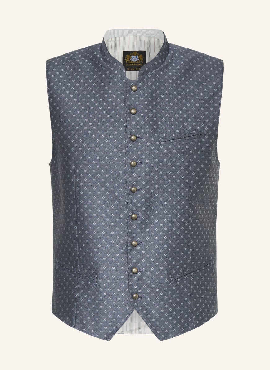 Hammerschmid Trachtenweste NIKLAS Slim Fit in blau