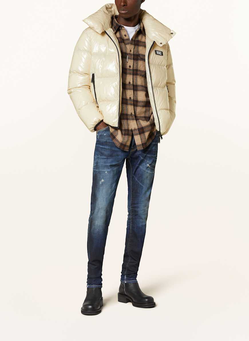 DSQUARED2 Down jacket in cream