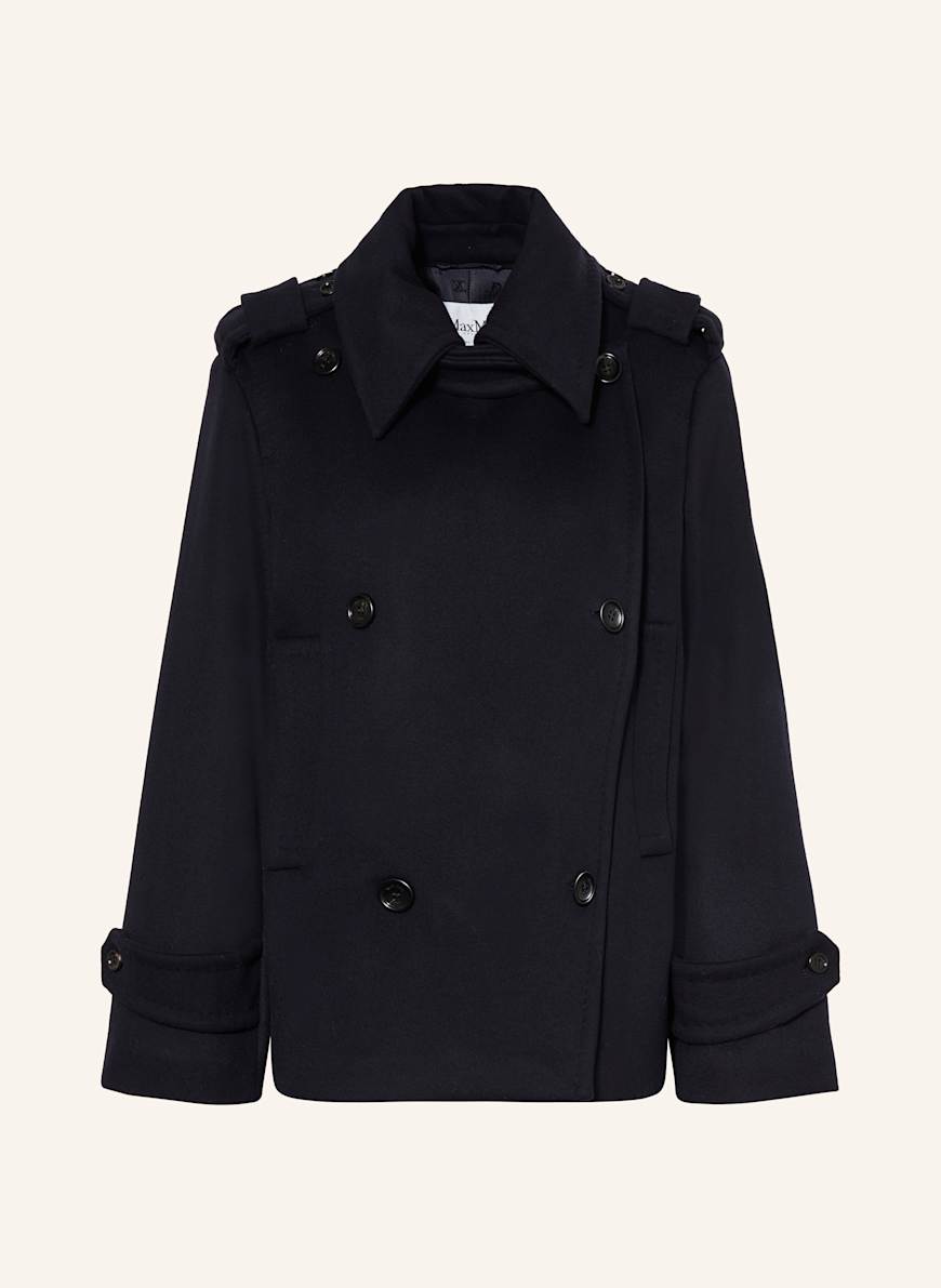 Max Mara LAVENO pea coat: DARK BLUE