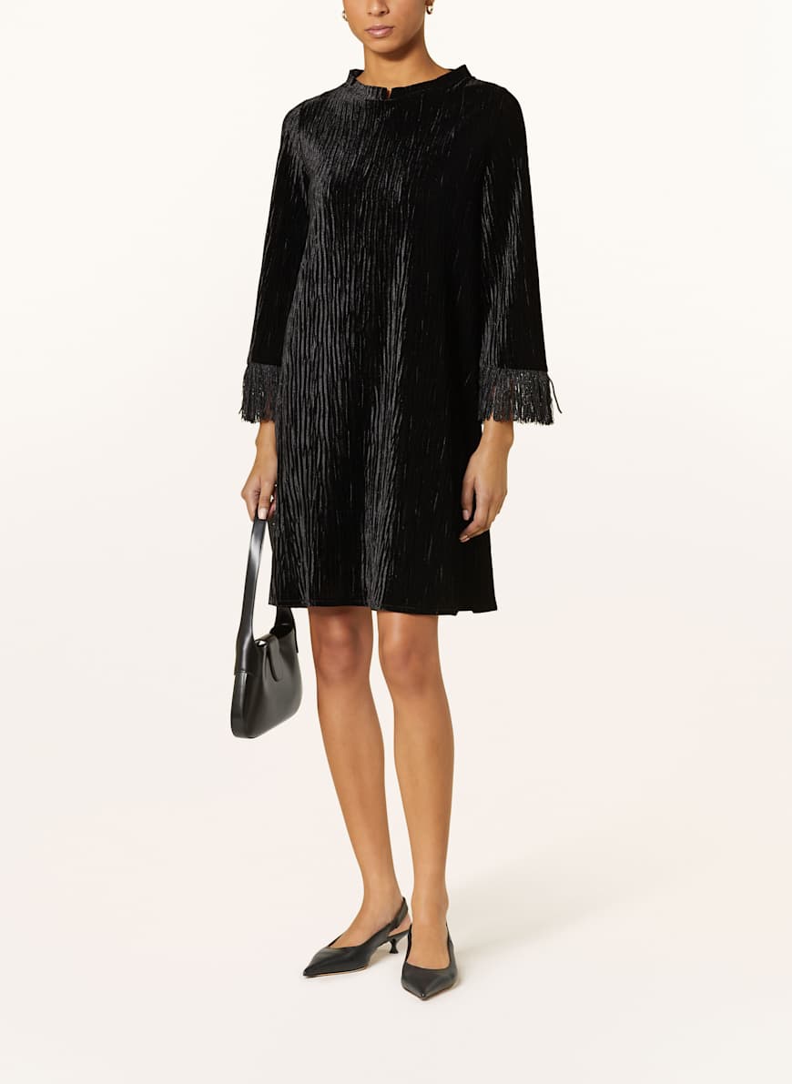 Ana Alcazar Nickikleid in schwarz