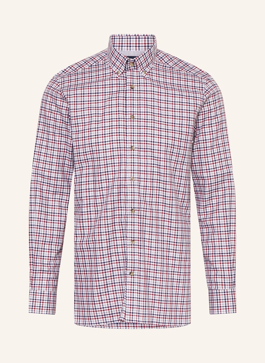 HACKETT LONDON Freizeithemd 3 COL BRUSHED GINGHAM: ROT/ WEISS/ DUNKELBLAU