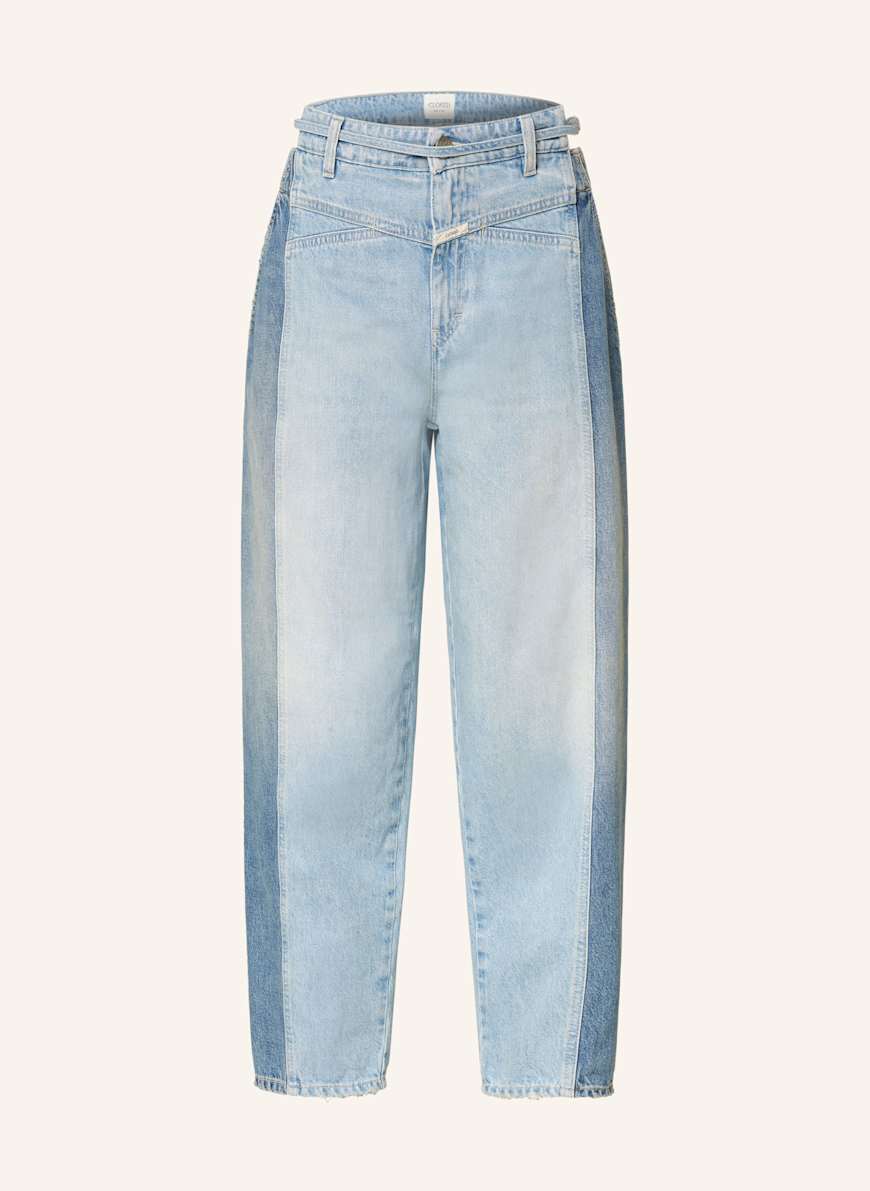 CLOSED 7/8-Jeans MADDI-X mit Cut-outs: LBL Light Blue