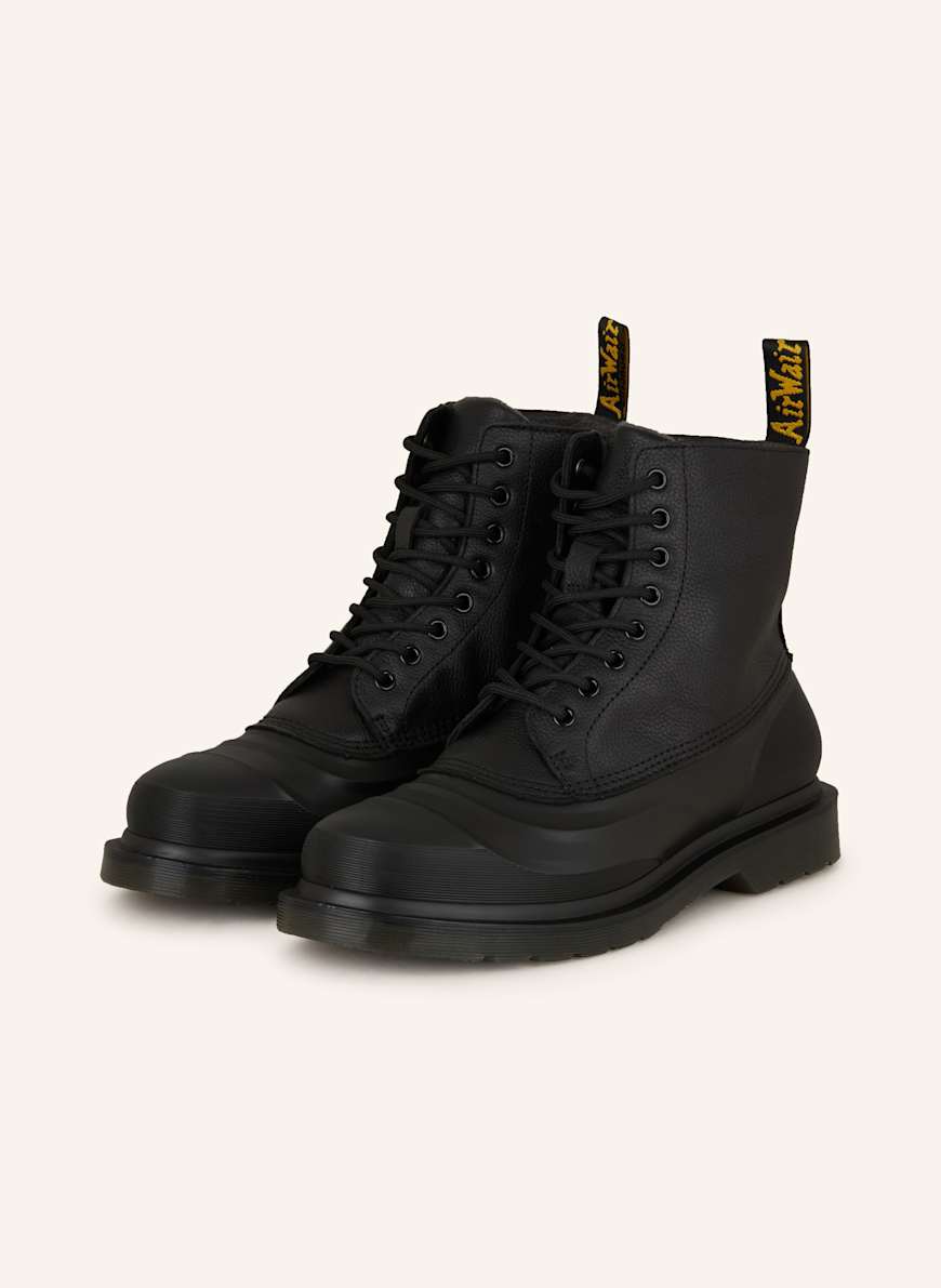 Black dr martens boots mens store