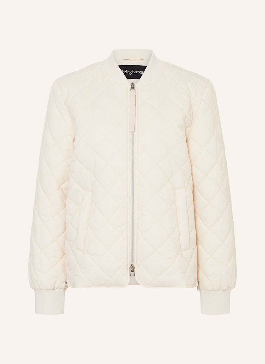 darling harbour Quilted jacket: ECRU